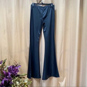 🌺Faux Leather Flare Bell Bottoms